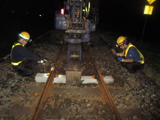 マクラギの交換作業